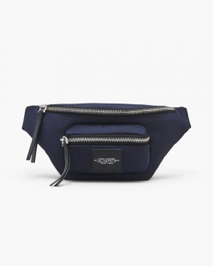 Marc Jacobs The Biker Nylon Belt Bag Blue | QVAUHN175