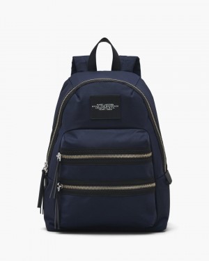 Marc Jacobs The Biker Nylon Large Backpack Blue | HUMYSE579