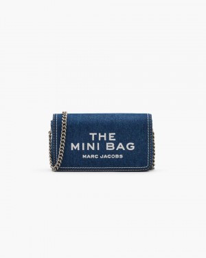 Marc Jacobs The Denim Chain Mini Bag Dark Wash | GNSMKV053