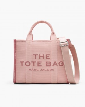 Marc Jacobs The Jacquard Medium Tote Bag Rose | IEHQZU015