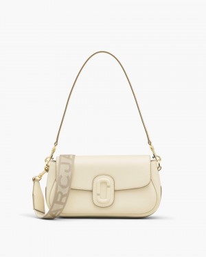 Marc Jacobs The Large Clover Shoulder Bag White | MJPTCG159