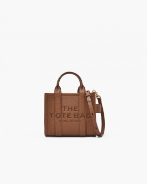 Marc Jacobs The Leather Crossbody Tote Bag Argan Oil | UFIZTO670