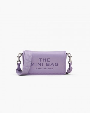 Marc Jacobs The Leather Mini Bag Purple | KWLXJO764