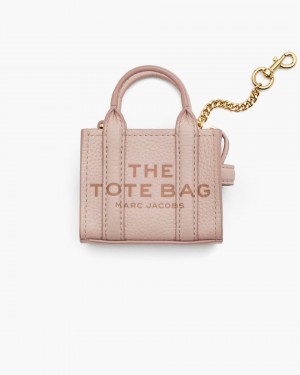 Marc Jacobs The Nano Tote Bag Charm Rose | QEADIH129