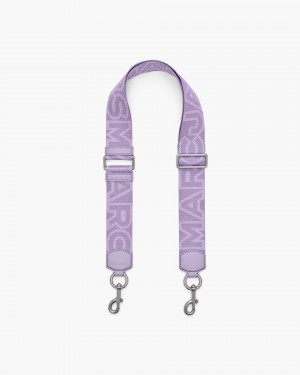 Marc Jacobs The Outline Logo Webbing Strap Purple Multicolor | TKGCLY630