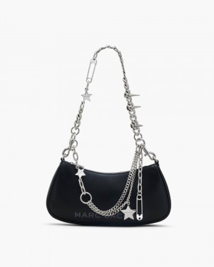 Marc Jacobs The Star Charm Shoulder Bag Black | SAKLGJ098