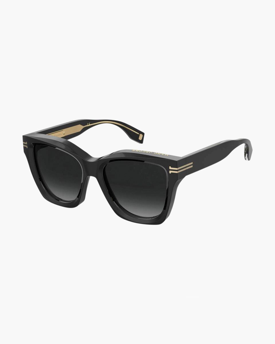 Marc Jacobs Icon Edge Oversized Square Sunglasses Black | DWITRJ013