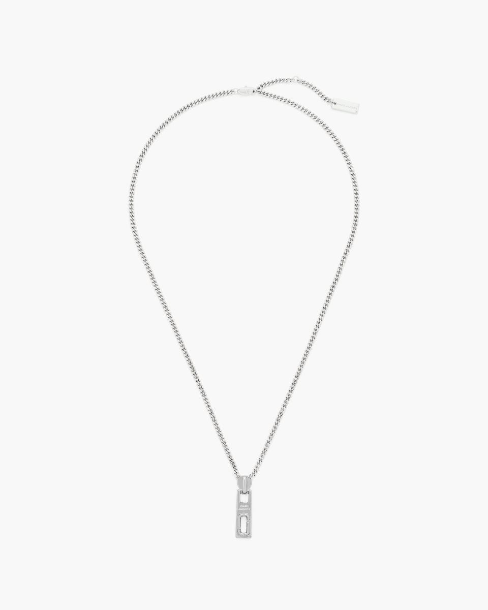 Marc Jacobs J Marc Zipper Necklace Silver | TOLAVX816