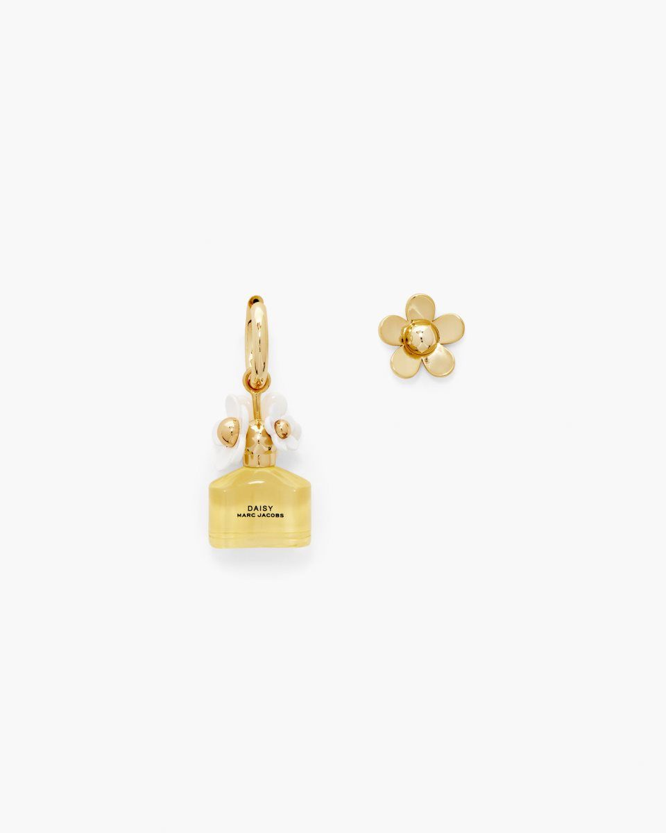 Marc Jacobs Mini Icon Daisy Earrings Gold / Yellow Multicolor | WXGBQU154