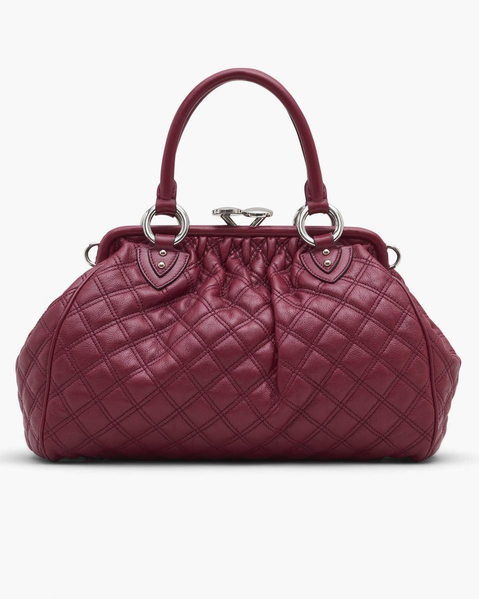 Marc Jacobs Re-Edition Quilted Leather Stam Bag Pink | FXDZOB783