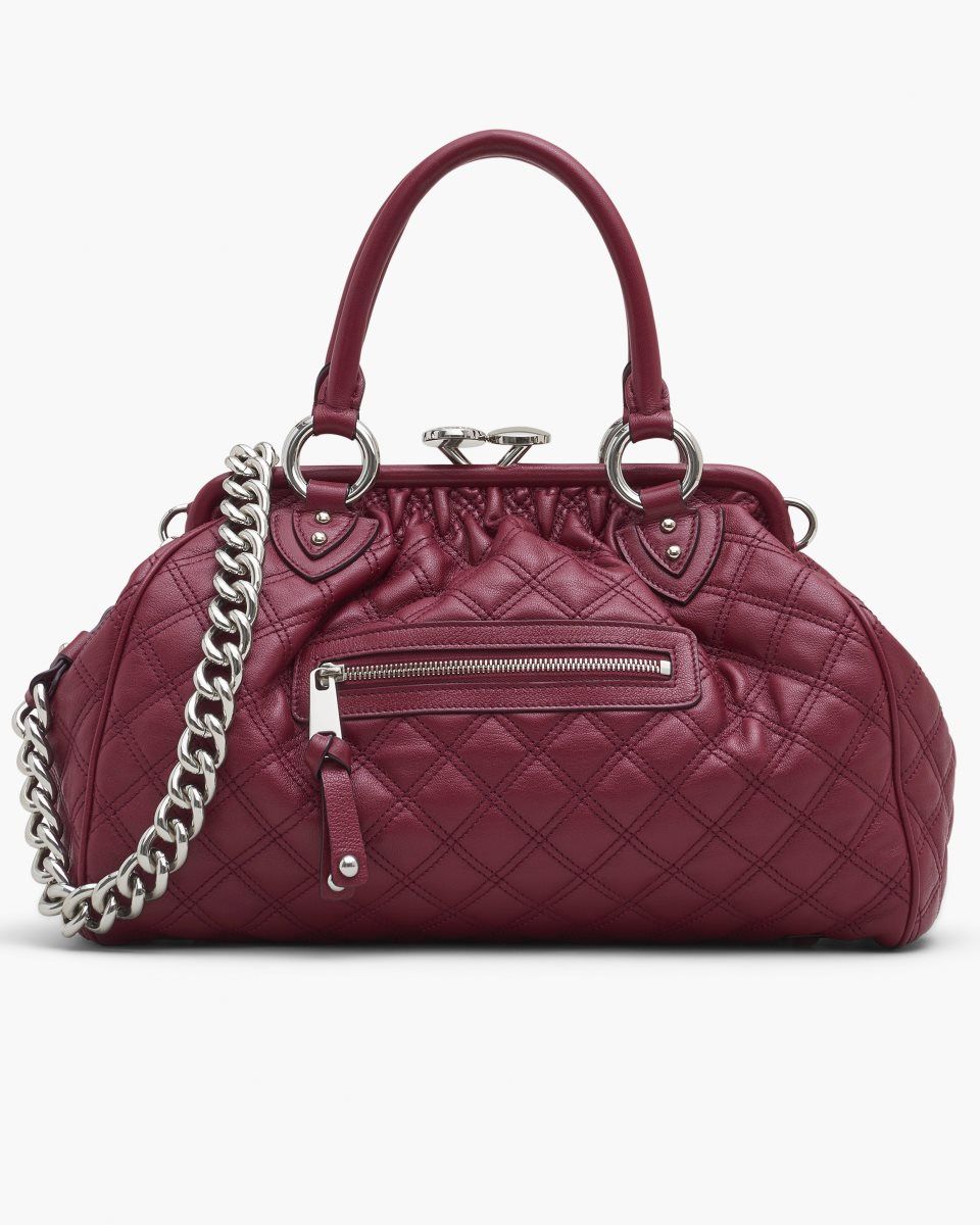 Marc Jacobs Re-Edition Quilted Leather Stam Bag Pink | FXDZOB783