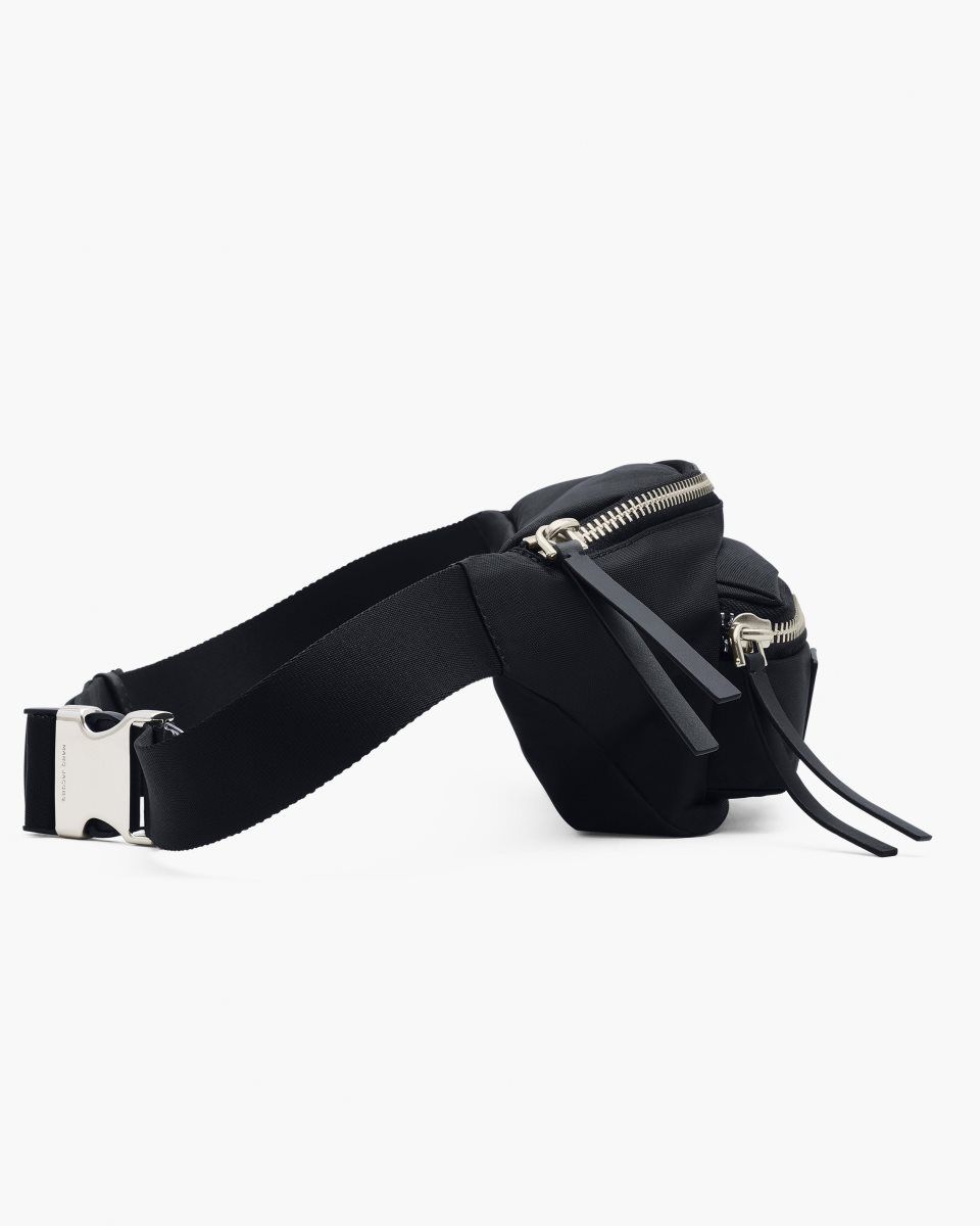 Marc Jacobs The Biker Nylon Belt Bag Black | YULPDJ423