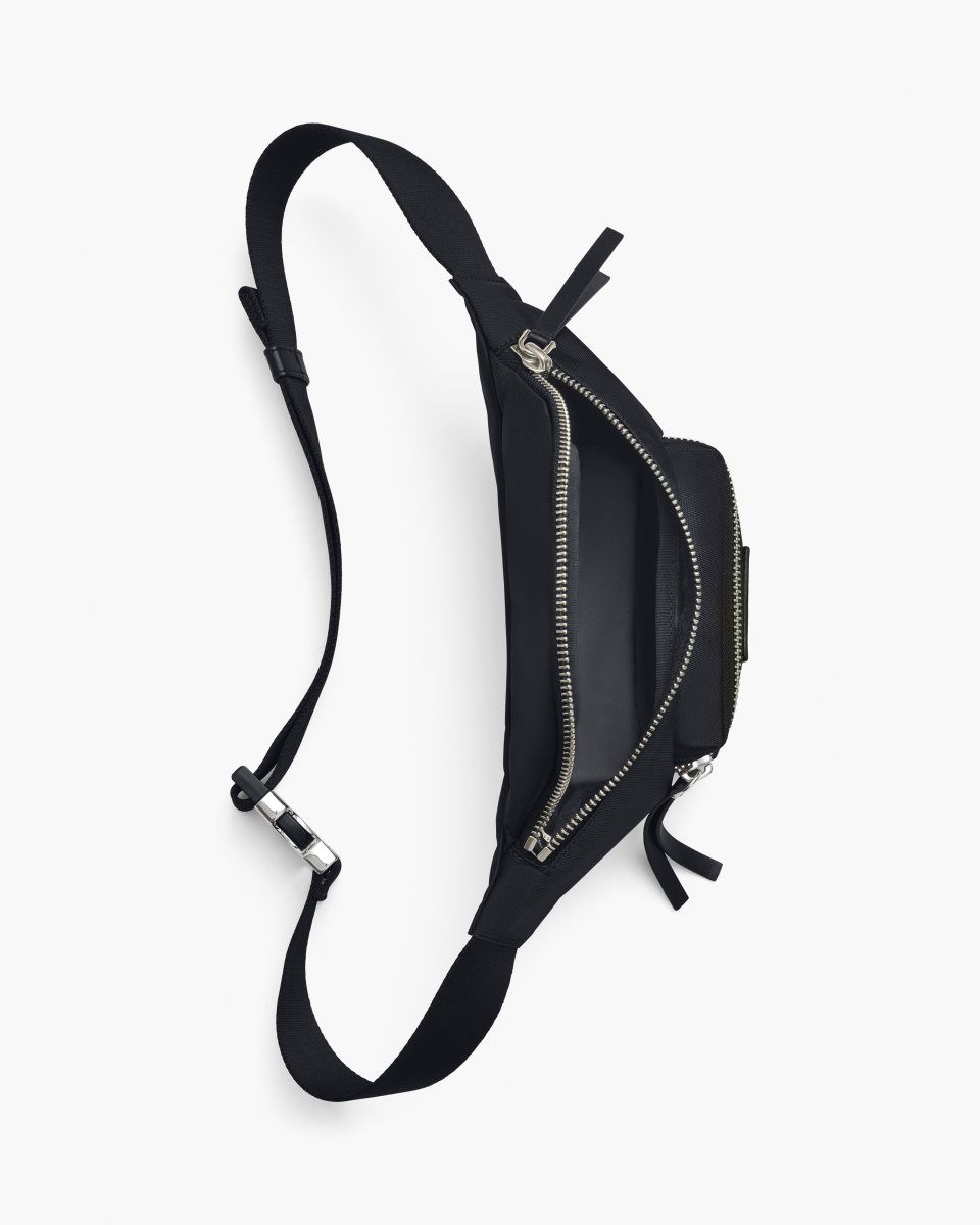 Marc Jacobs The Biker Nylon Belt Bag Black | YULPDJ423