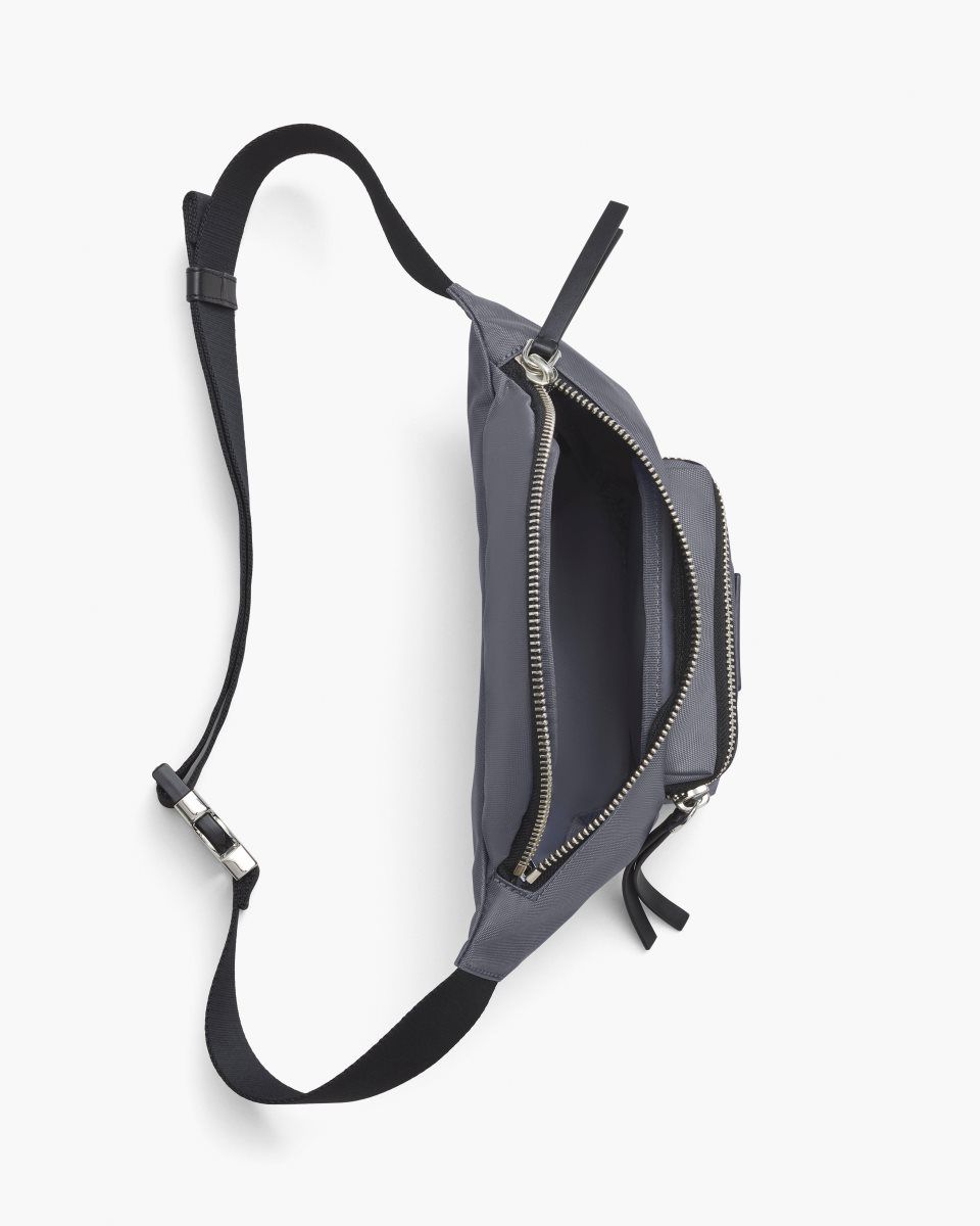 Marc Jacobs The Biker Nylon Belt Bag Dark Grey | QLFKCU174