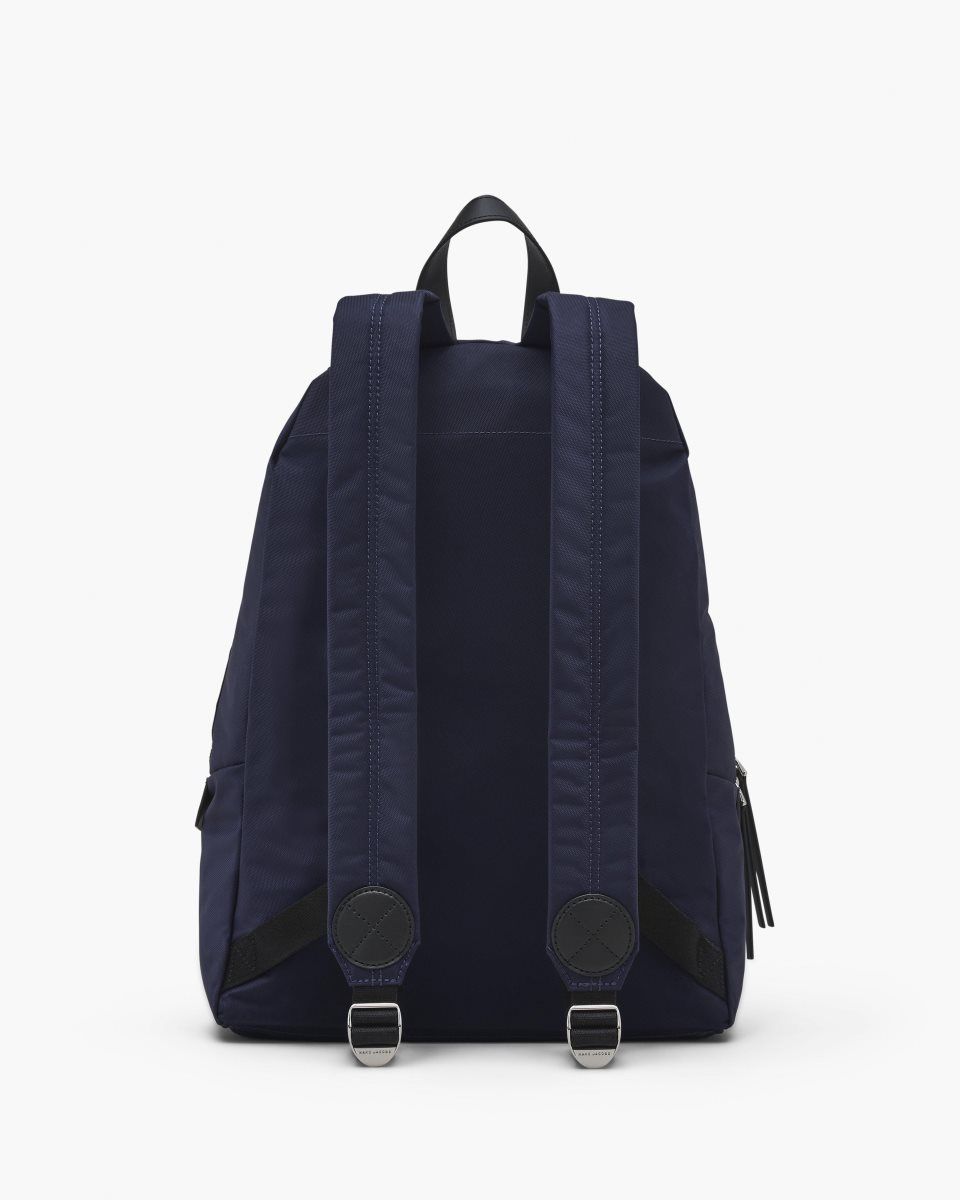 Marc Jacobs The Biker Nylon Large Backpack Blue | HUMYSE579