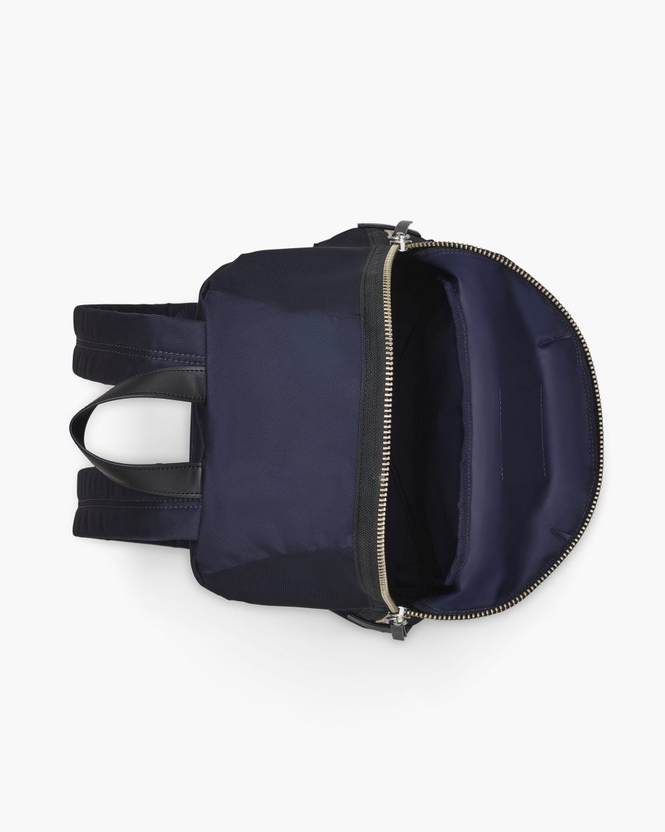 Marc Jacobs The Biker Nylon Large Backpack Blue | HUMYSE579