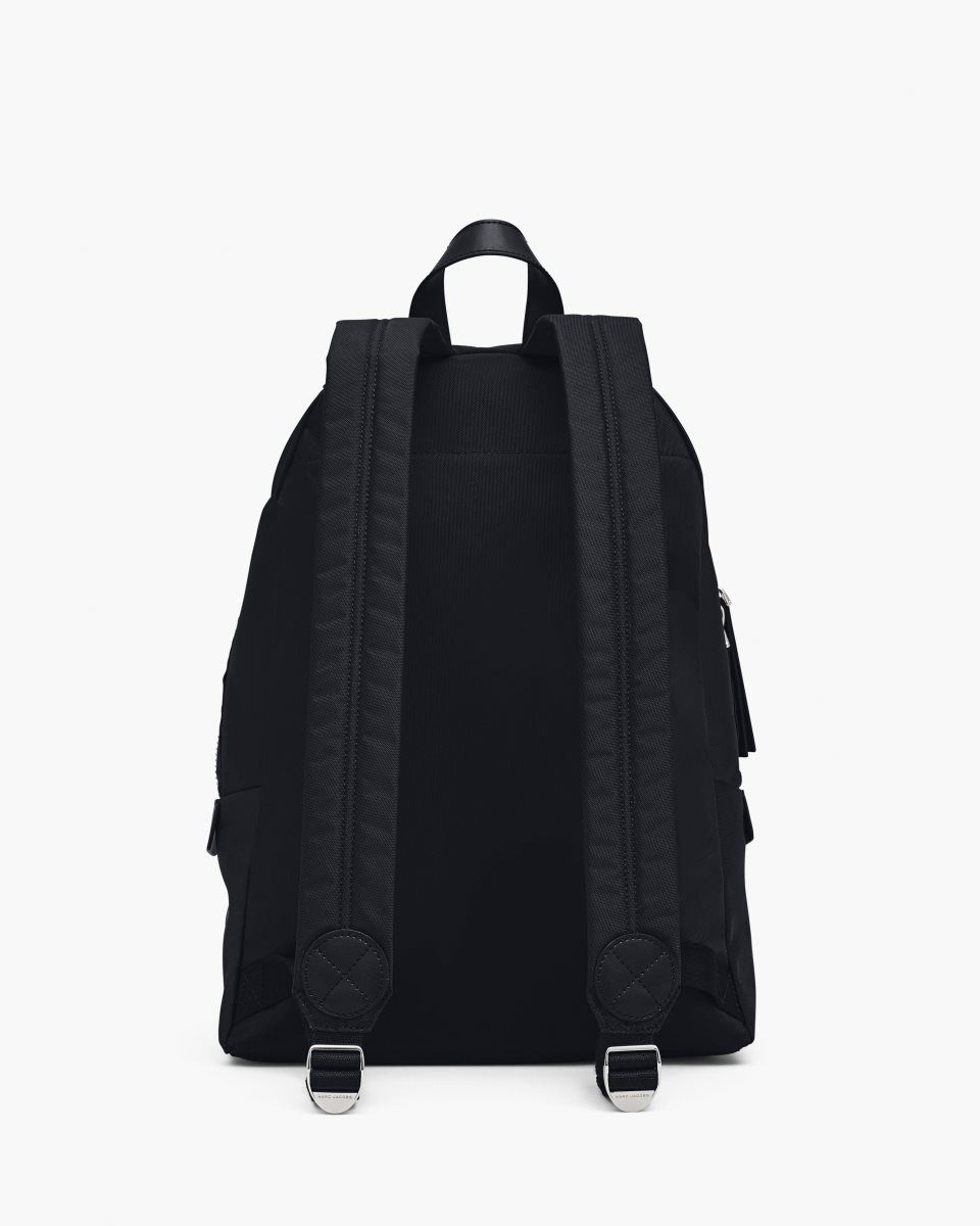 Marc Jacobs The Biker Nylon Large Backpack Black | JXFVBT568