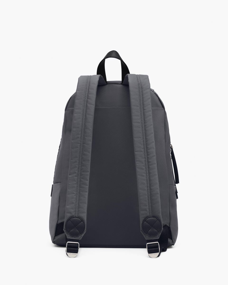 Marc Jacobs The Biker Nylon Large Backpack Dark Grey | QBWOLV652