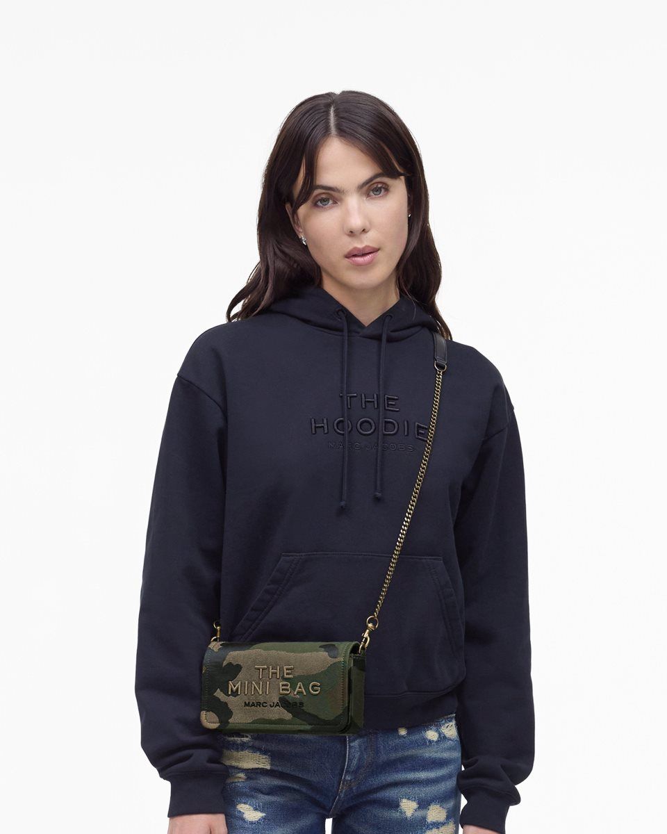 Marc Jacobs The Camo Jacquard Chain Mini Bag Camo Multicolor | UBLNIO427