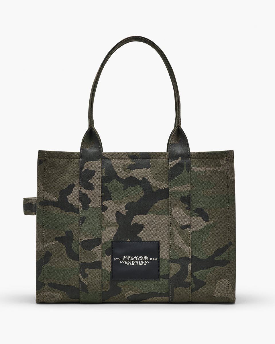 Marc Jacobs The Camo Jacquard Large Tote Bag Camo Multicolor | XGKYBC845