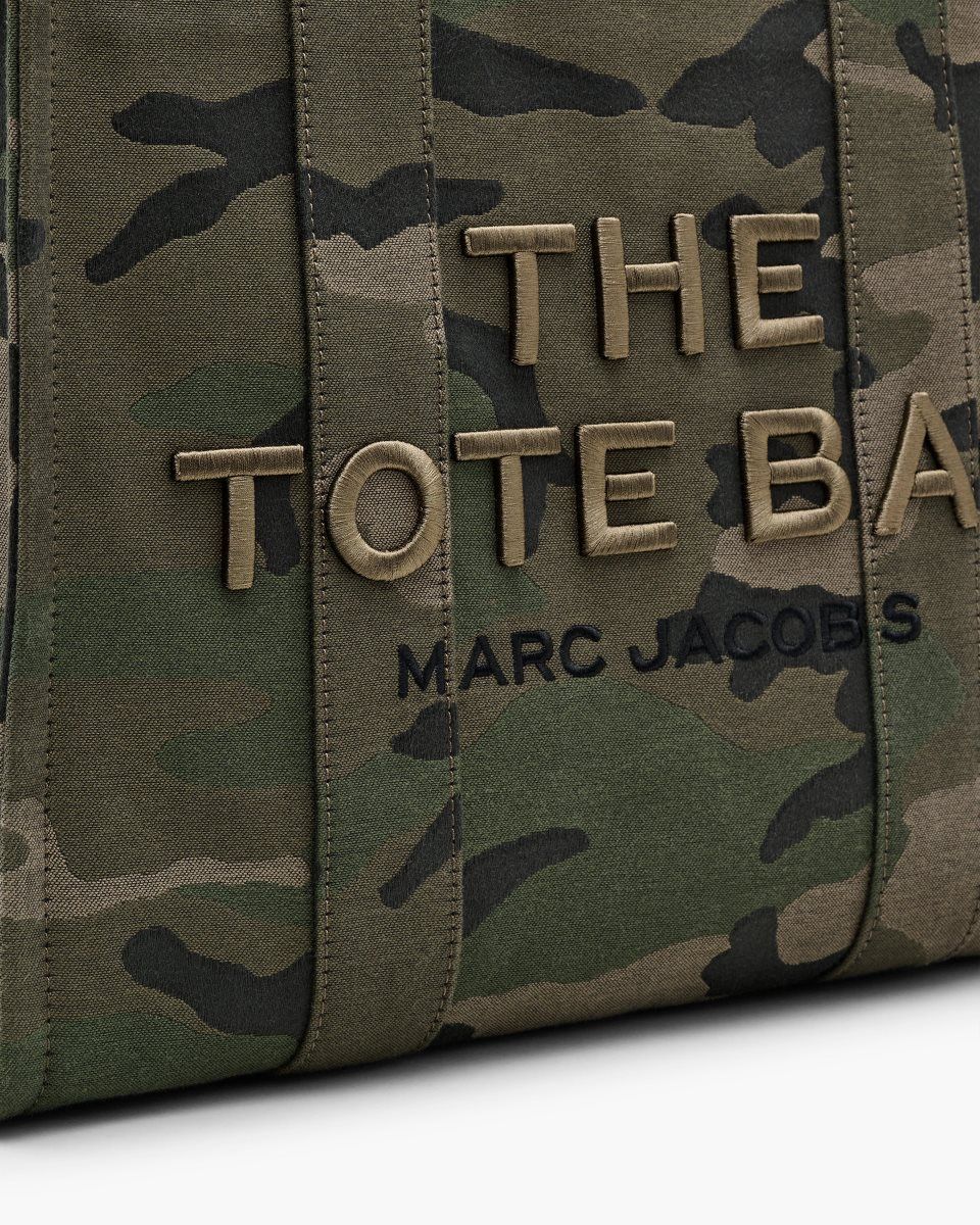 Marc Jacobs The Camo Jacquard Large Tote Bag Camo Multicolor | XGKYBC845