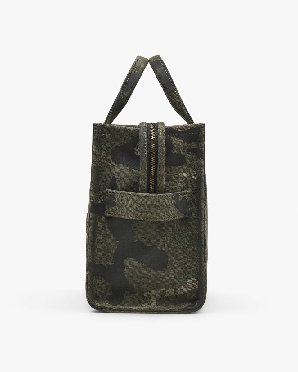 Marc Jacobs The Camo Jacquard Medium Tote Bag Camo Multicolor | HWMXEB526