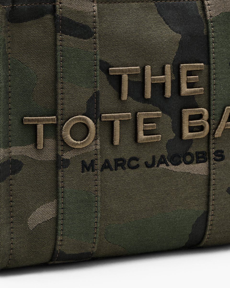 Marc Jacobs The Camo Jacquard Small Tote Bag Camo Multicolor | CBANTO749