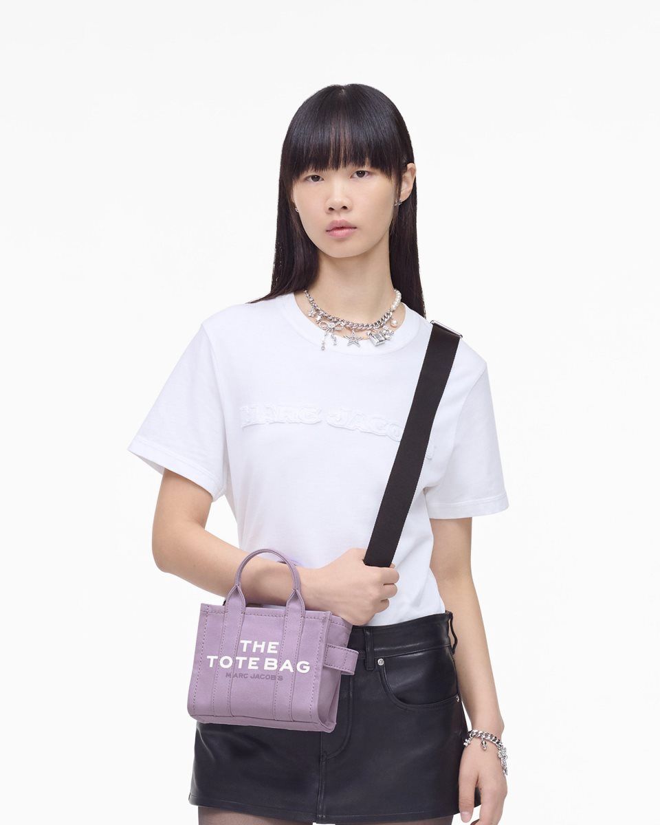 Marc Jacobs The Canvas Crossbody Tote Bag Purple | HIFXBC985