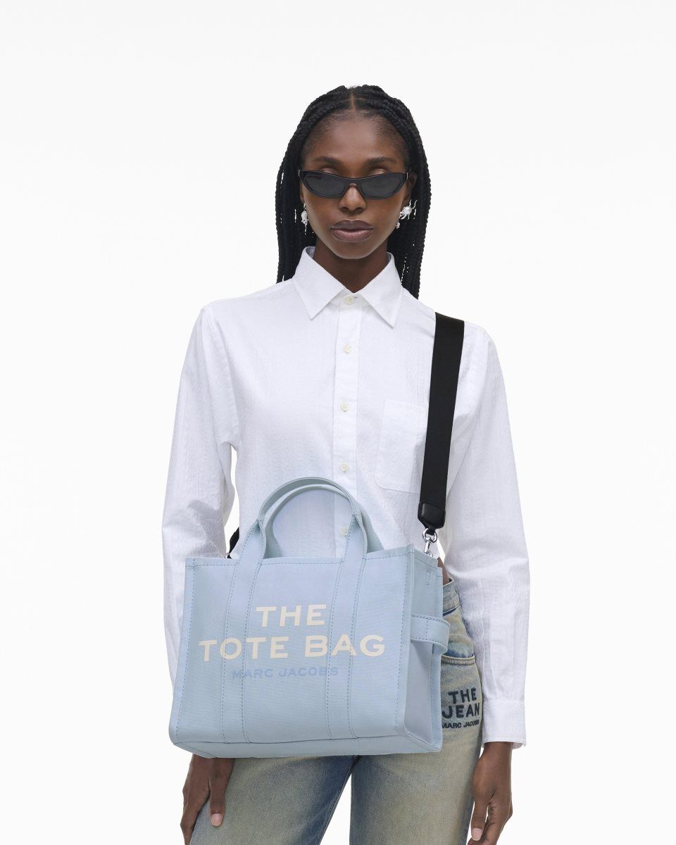 Marc Jacobs The Canvas Medium Tote Bag Blue | IYFOPA418