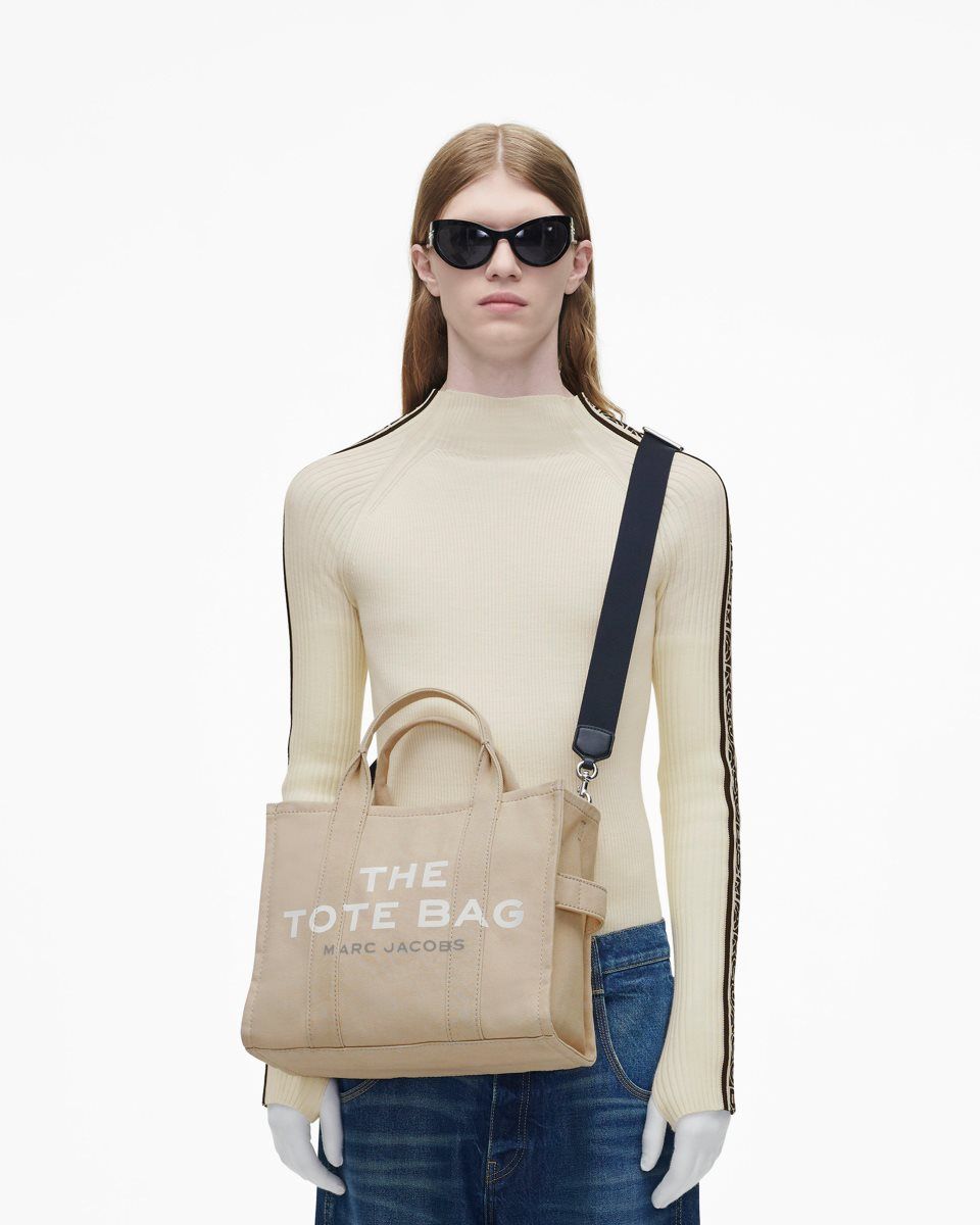 Marc Jacobs The Canvas Medium Tote Bag Beige | OJQTVC023