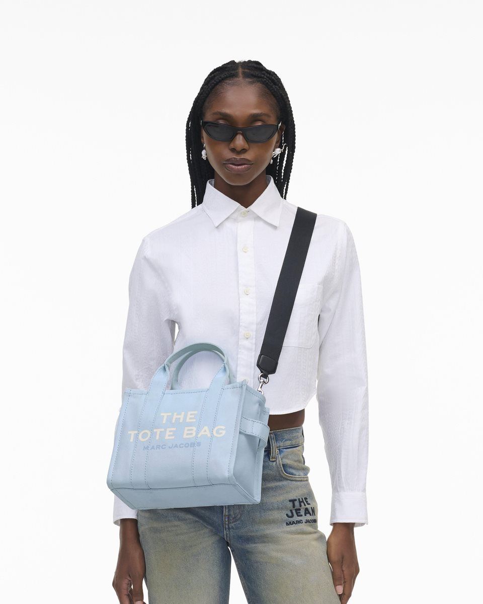 Marc Jacobs The Canvas Small Tote Bag Blue | XYEDGN503