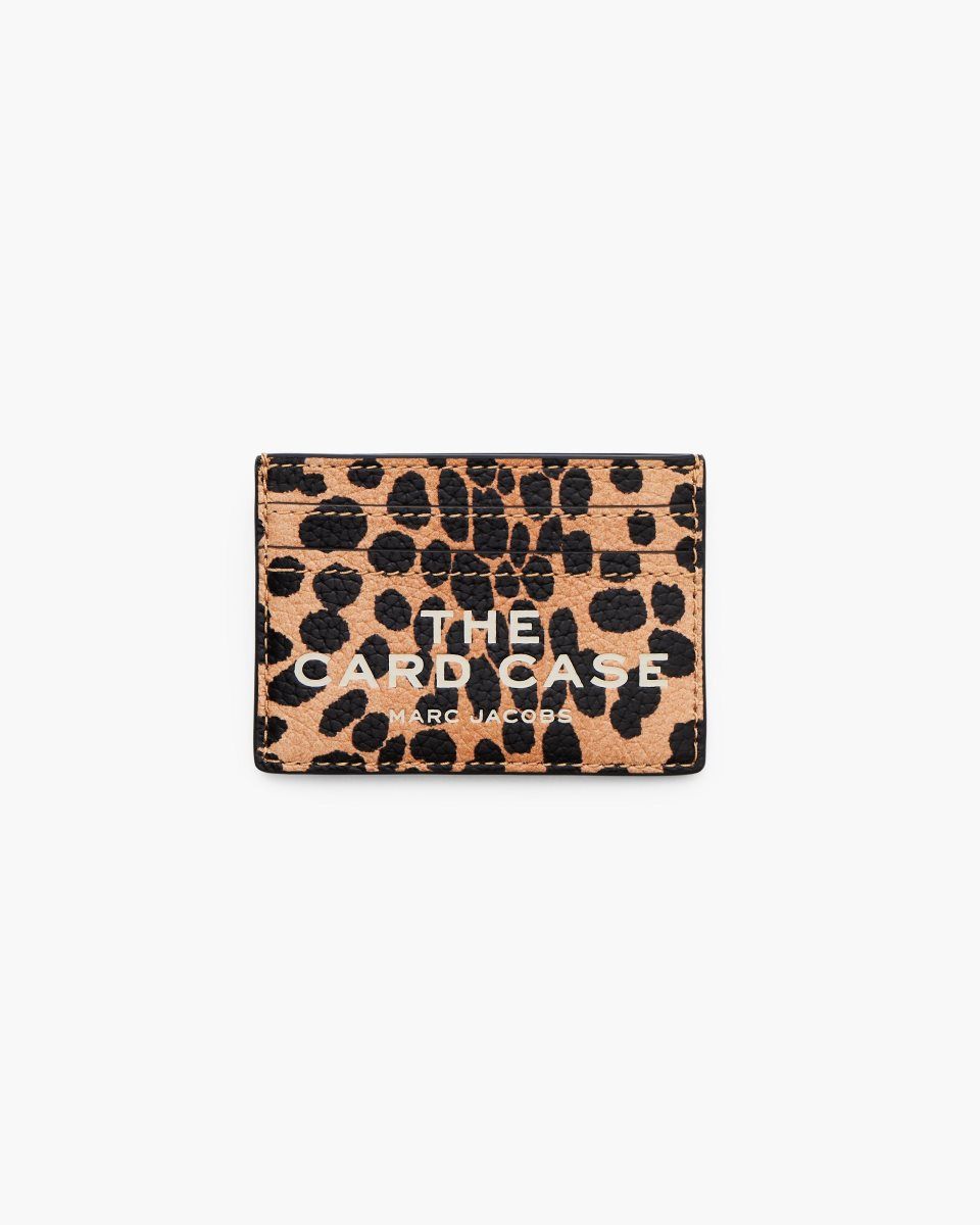 Marc Jacobs The Cheetah Card Case Black Multicolor | CBIWKU814