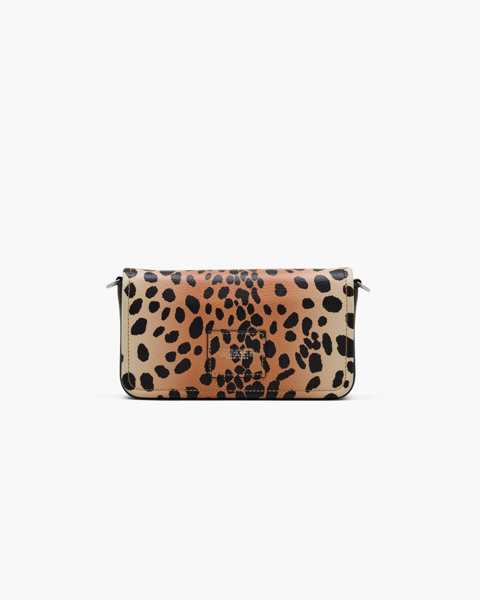 Marc Jacobs The Cheetah Chain Mini Bag Black Multicolor | FCOTZL962