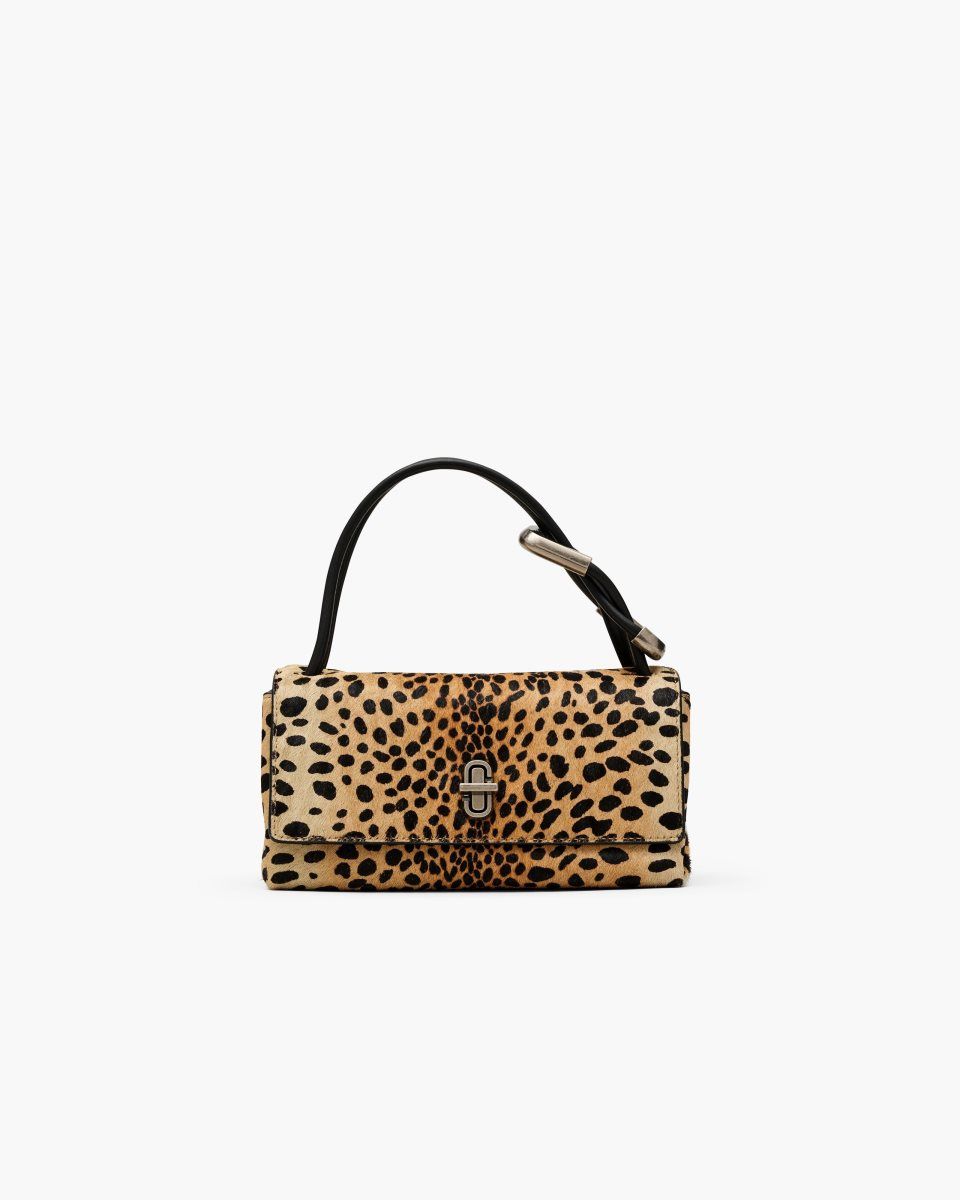 Marc Jacobs The Cheetah Haircalf Mini Dual Bag Black Multicolor | KPXBZN749