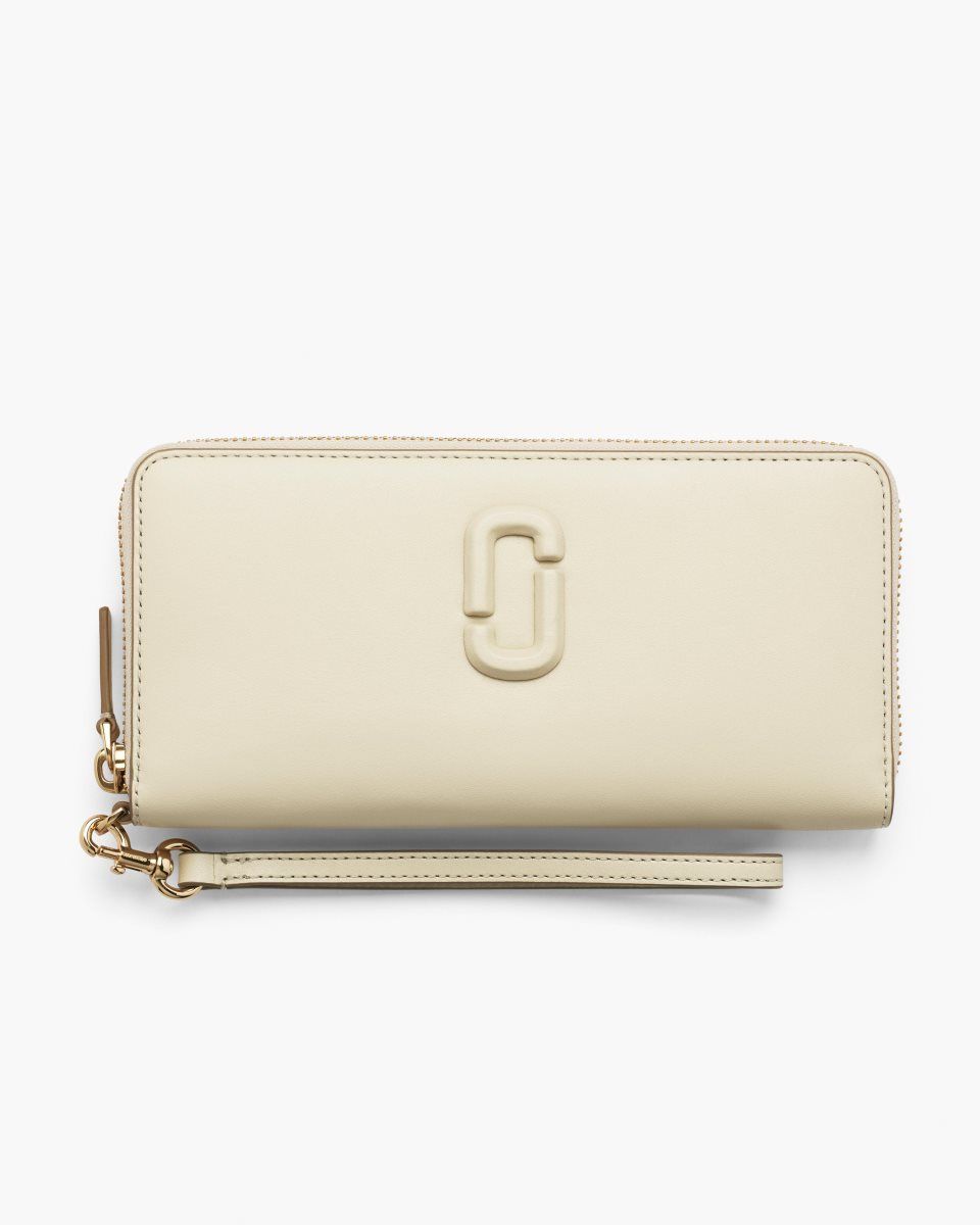 Marc Jacobs The Covered J Marc Continental Wallet White | UWAZRH160