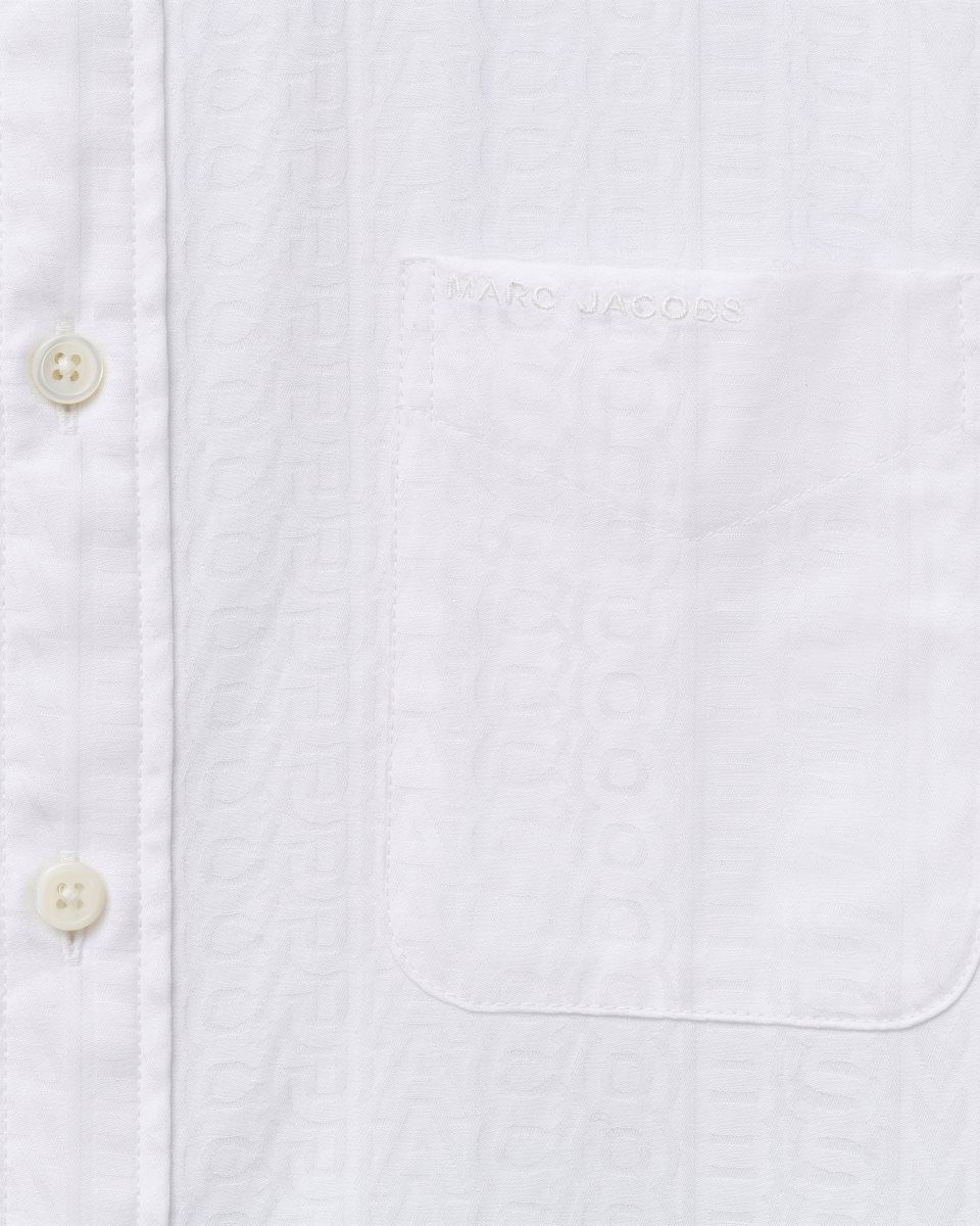 Marc Jacobs The Cropped Femme Shirt White | FBDQAM819