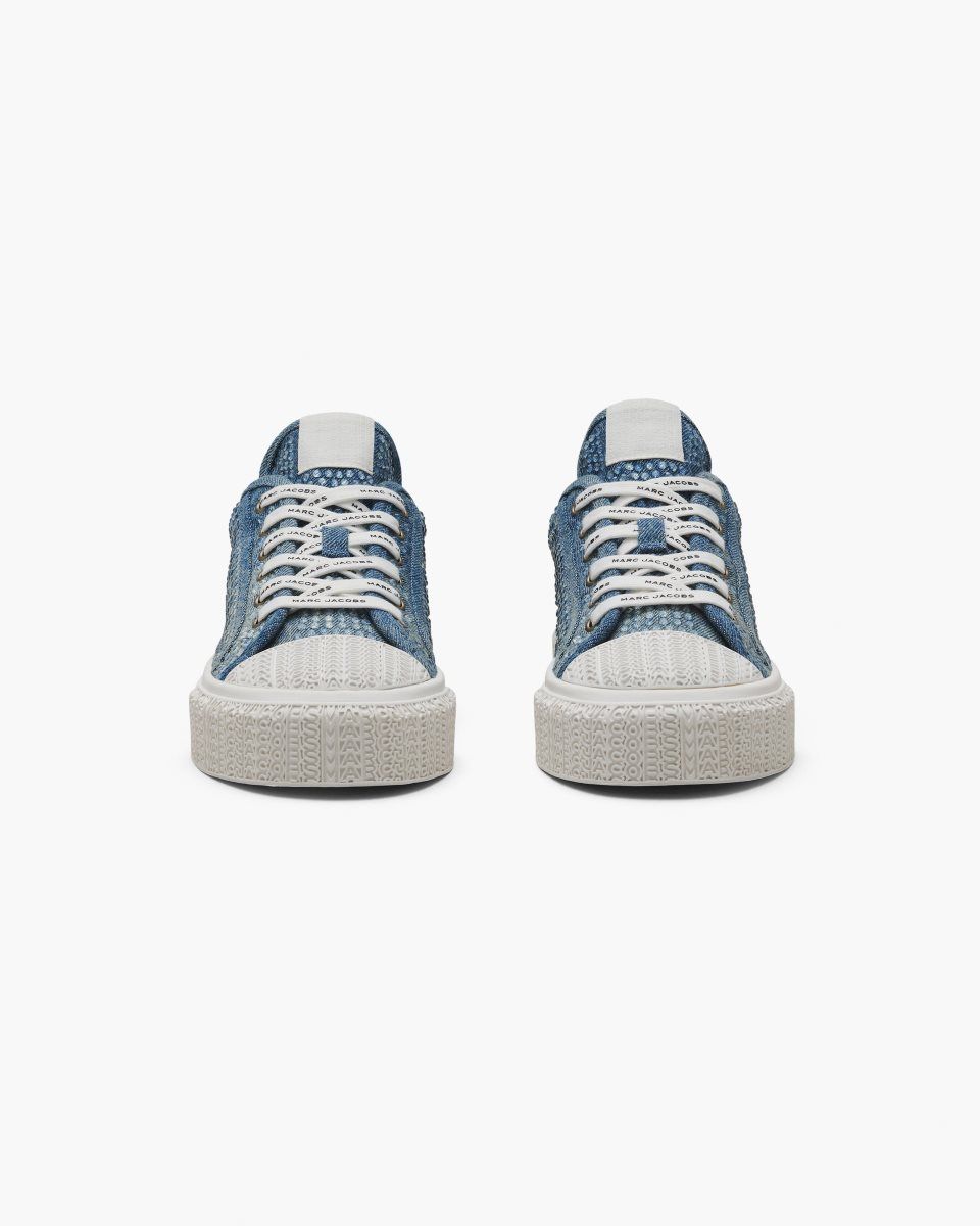 Marc Jacobs The Crystal Denim Sneaker Light Blue | AIOBRG217