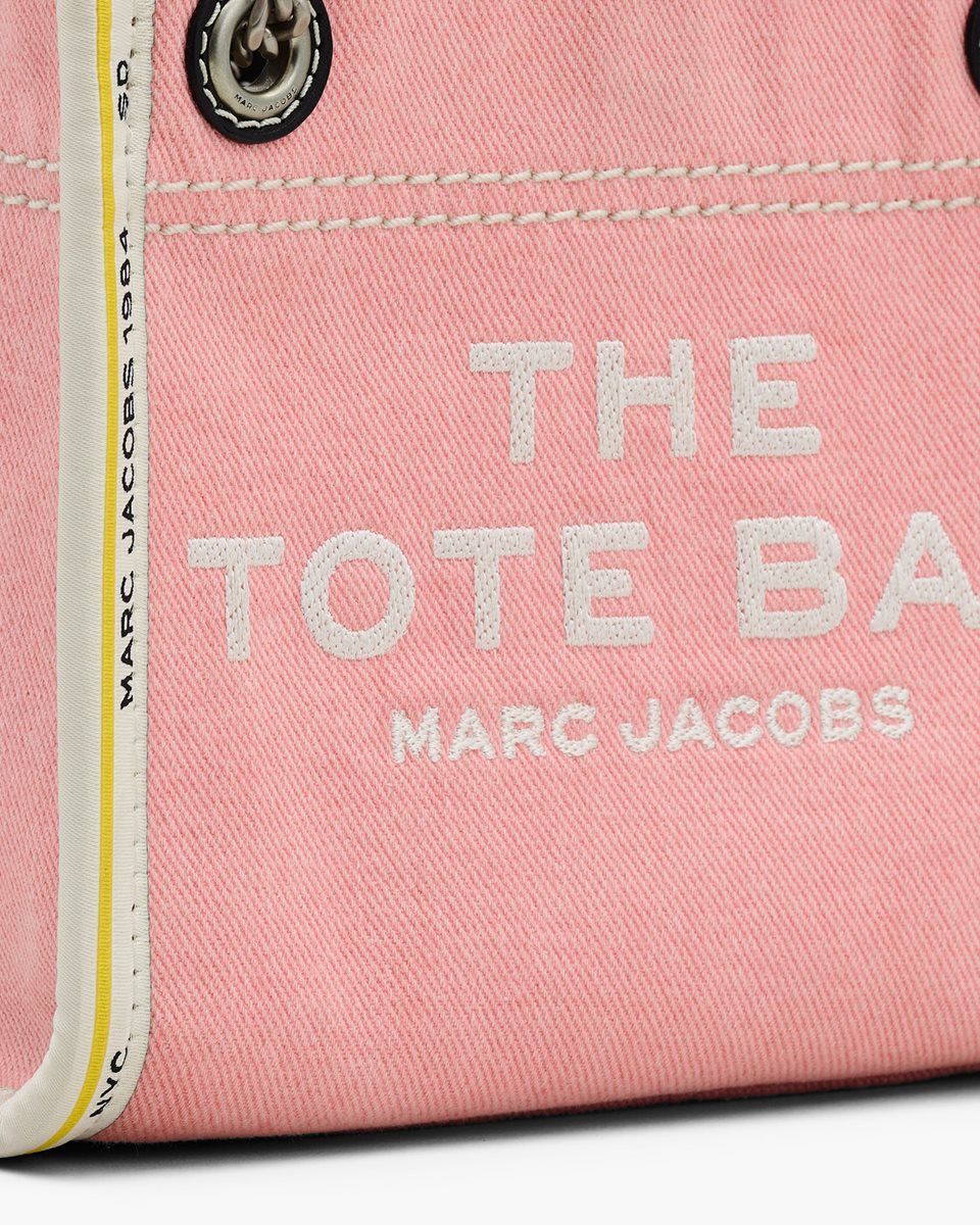 Marc Jacobs The Denim Chain Crossbody Tote Bag Pink | BGWZHV248