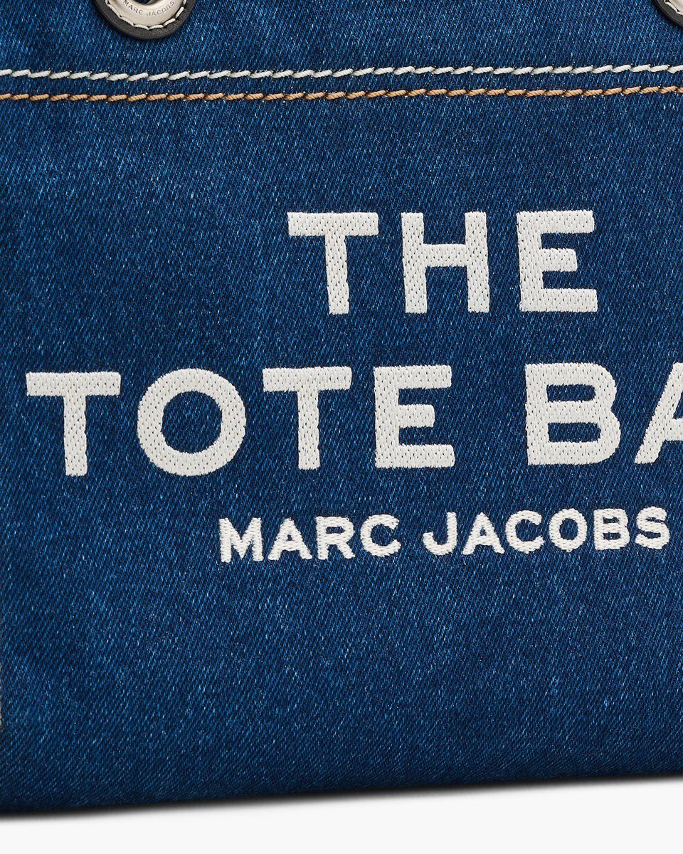 Marc Jacobs The Denim Chain Small Tote Bag Dark Wash | DBCIRU631