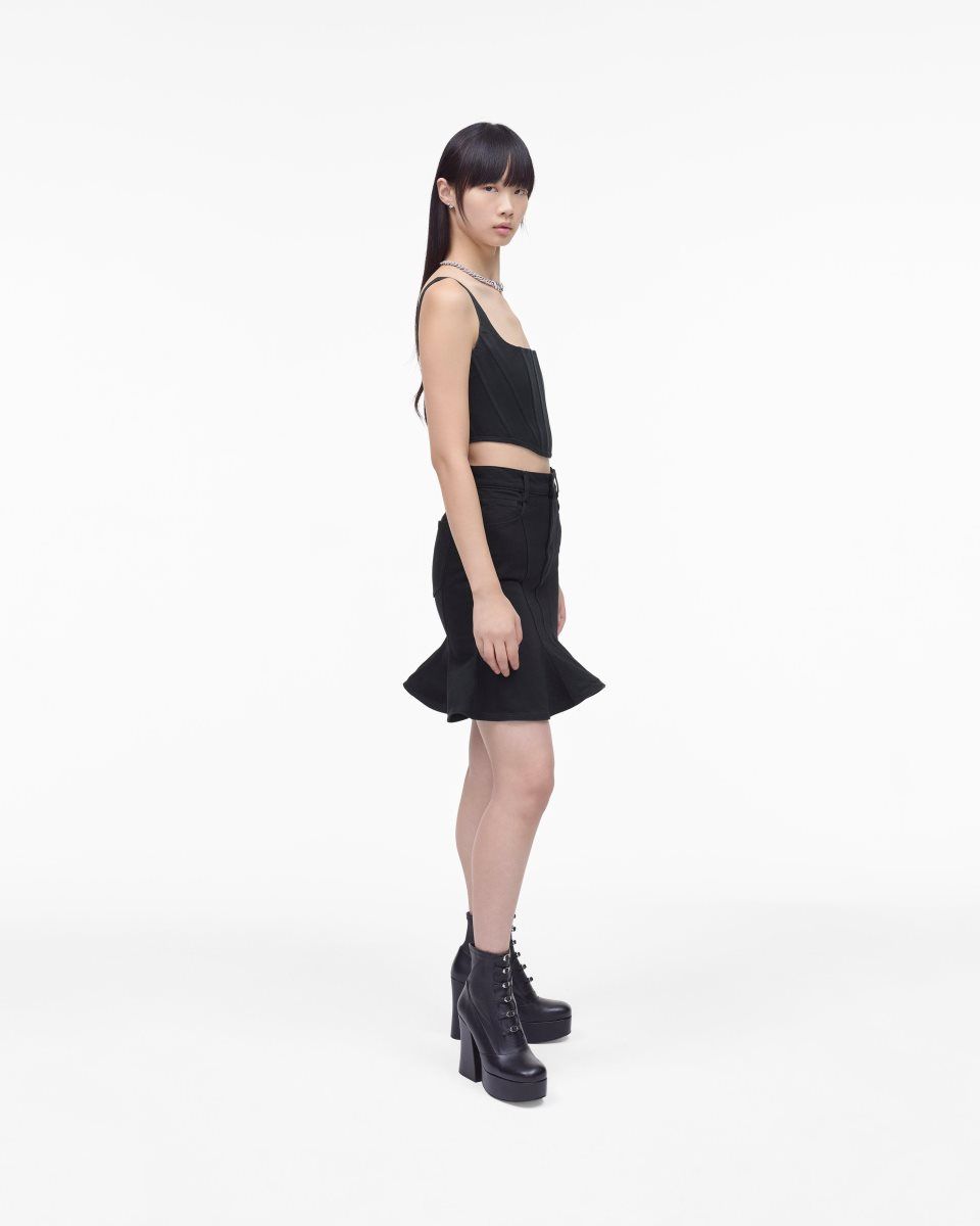 Marc Jacobs The Fluted Mini Skirt Black | ENQYIJ580