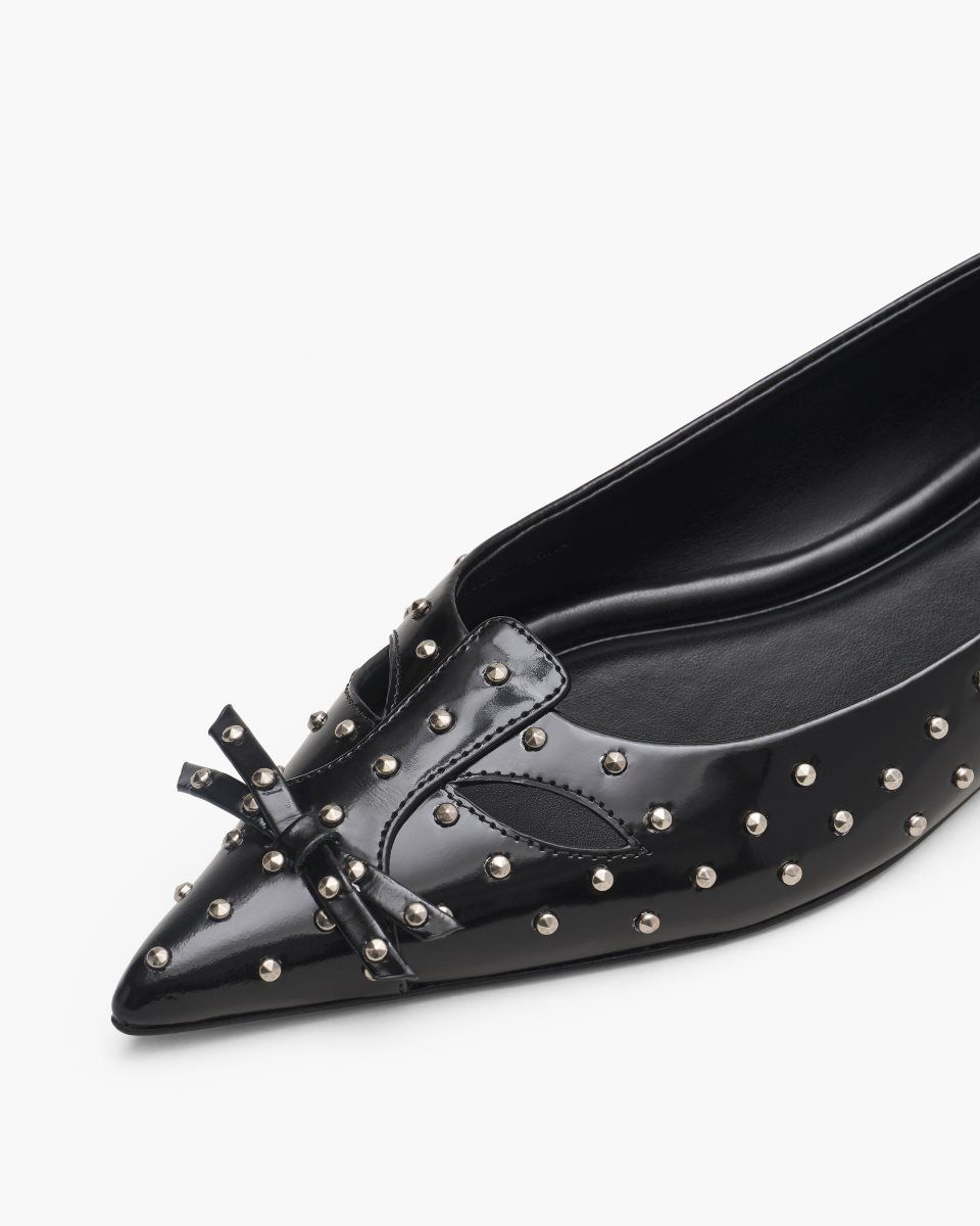 Marc Jacobs The Glam Studs Kat Ballerina Black | RZEYGQ176