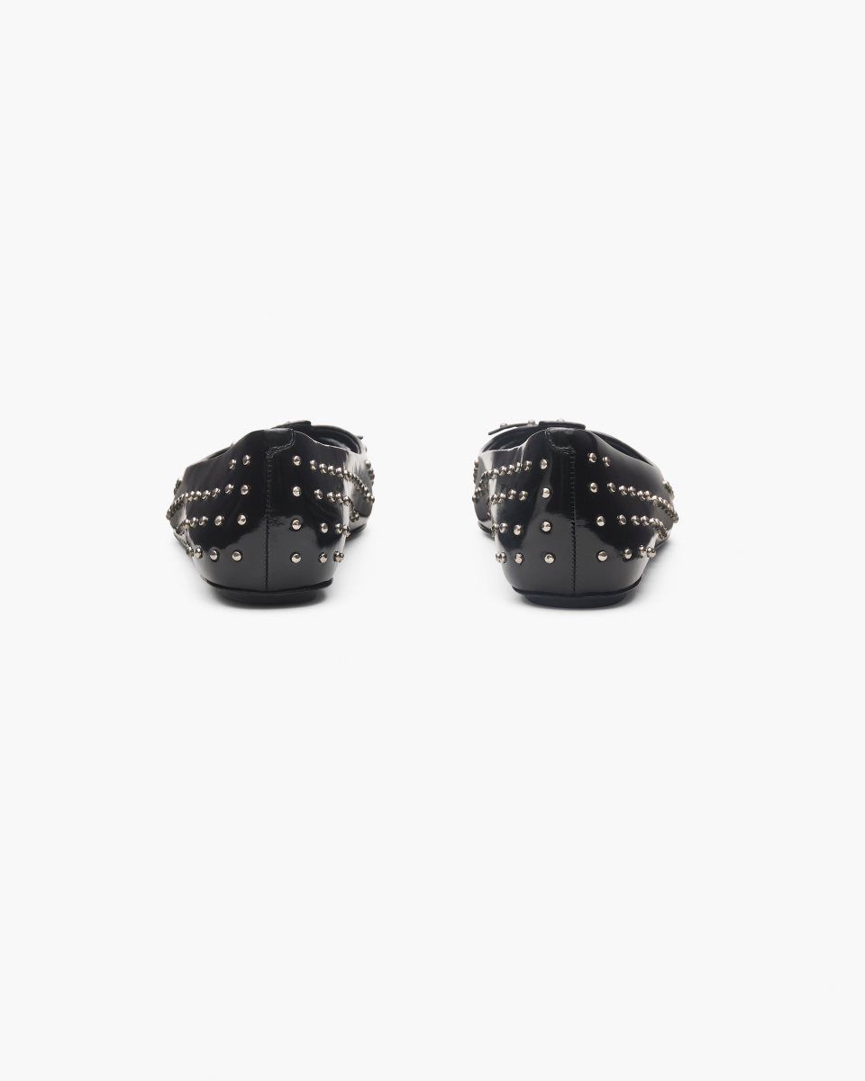 Marc Jacobs The Glam Studs Kat Ballerina Black | RZEYGQ176