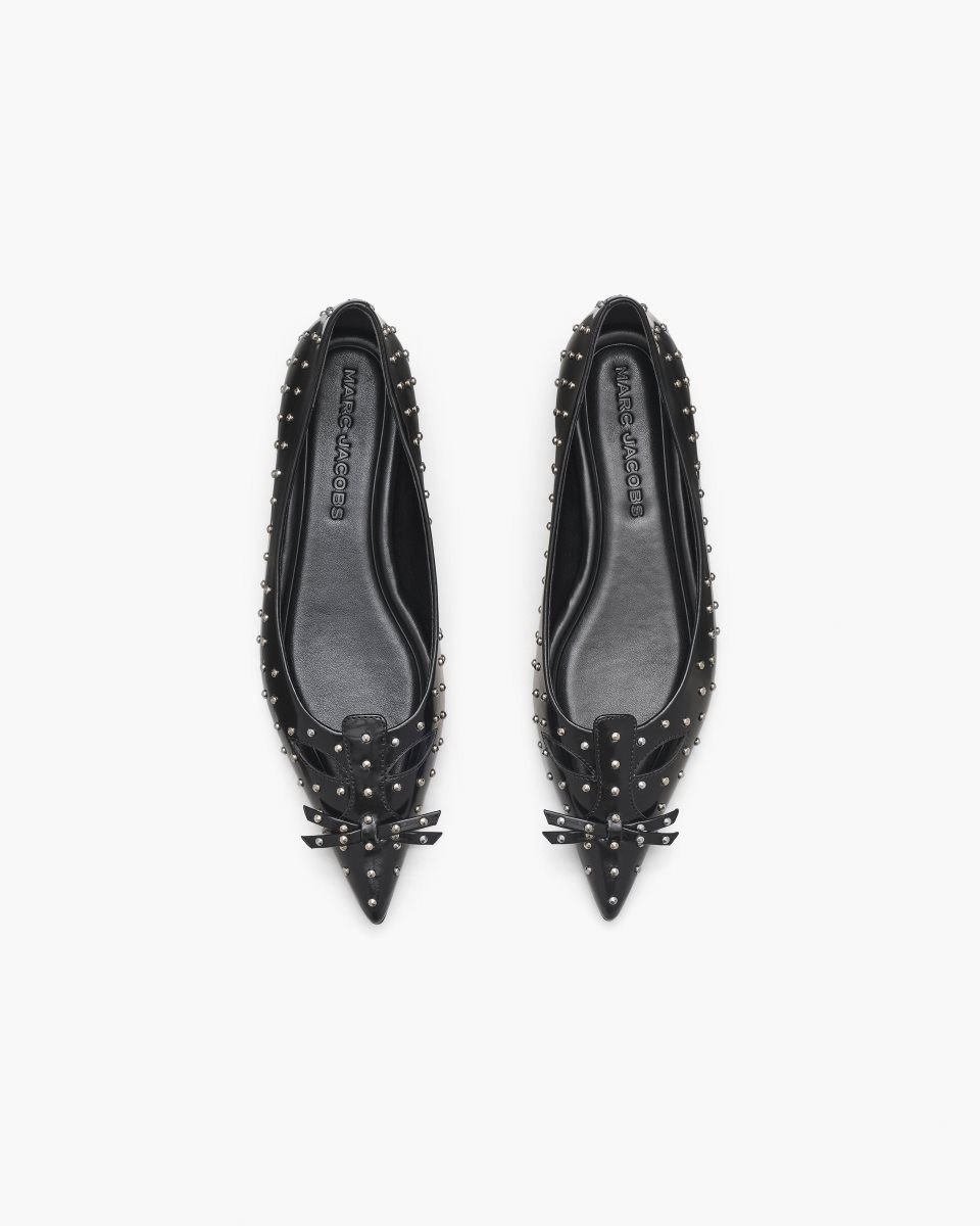 Marc Jacobs The Glam Studs Kat Ballerina Black | RZEYGQ176