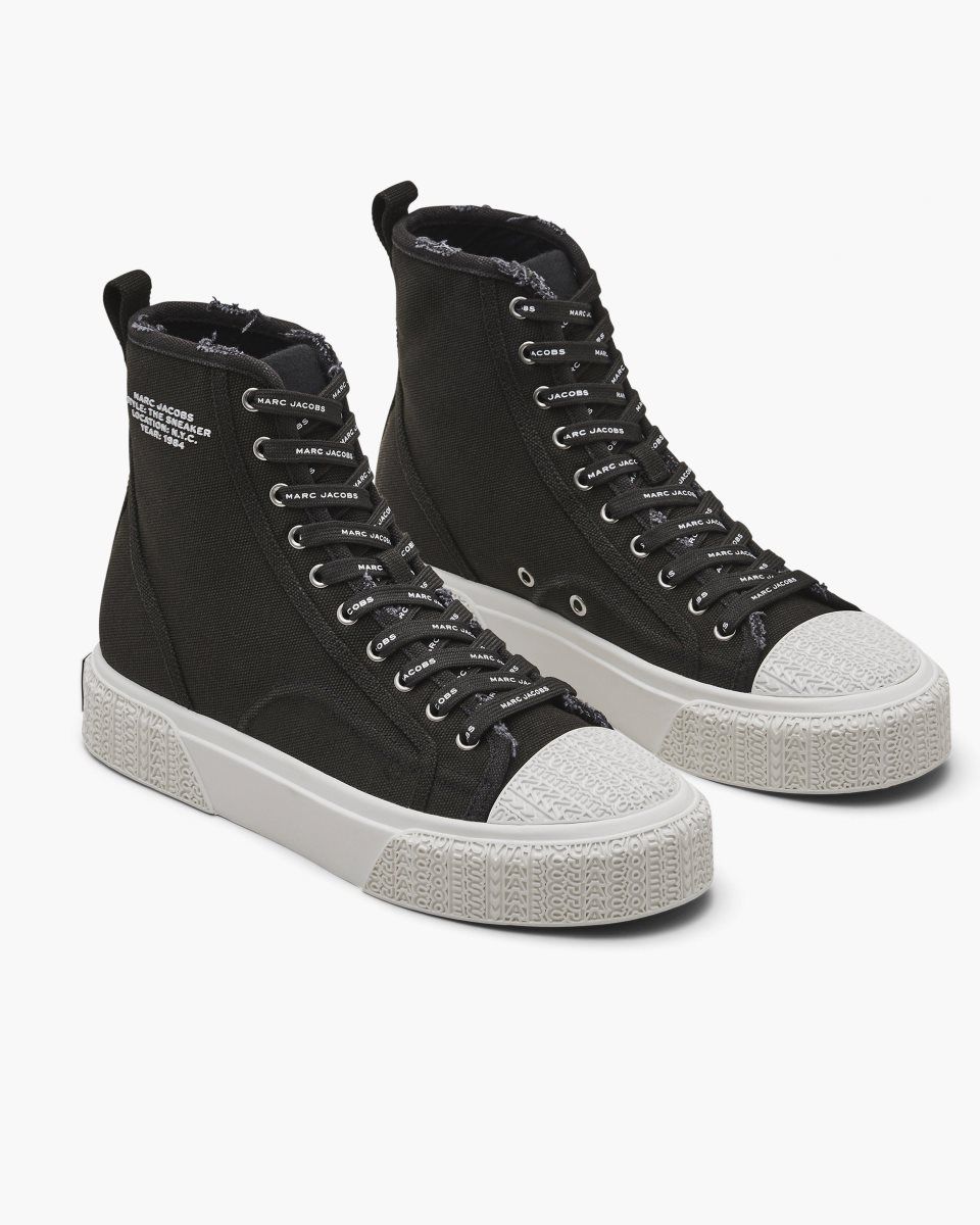 Marc Jacobs The High Top Sneaker Black | SEJLHW297