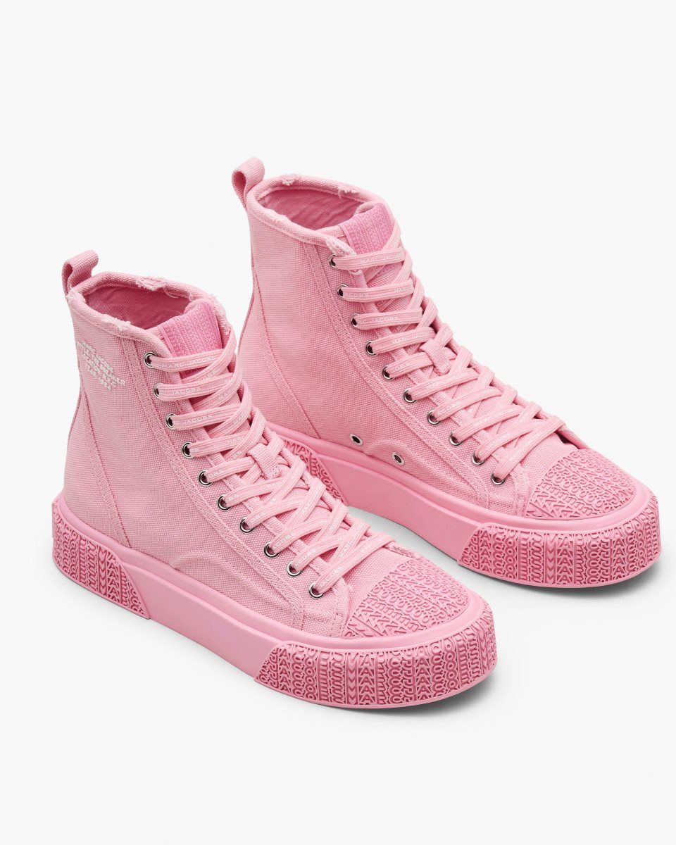 Marc Jacobs The High Top Sneaker Pink | IQGNOC087