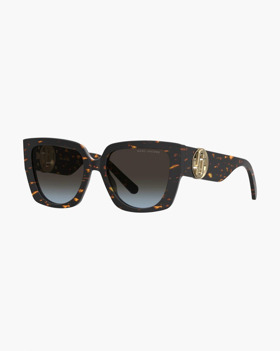 Marc Jacobs The J Marc Square Cutout Sunglasses Havana | TMKUPH204