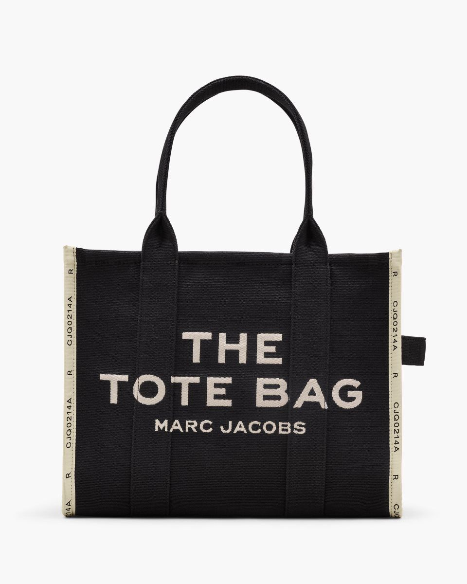 Marc Jacobs The Jacquard Large Tote Bag Black | VAGFYH019