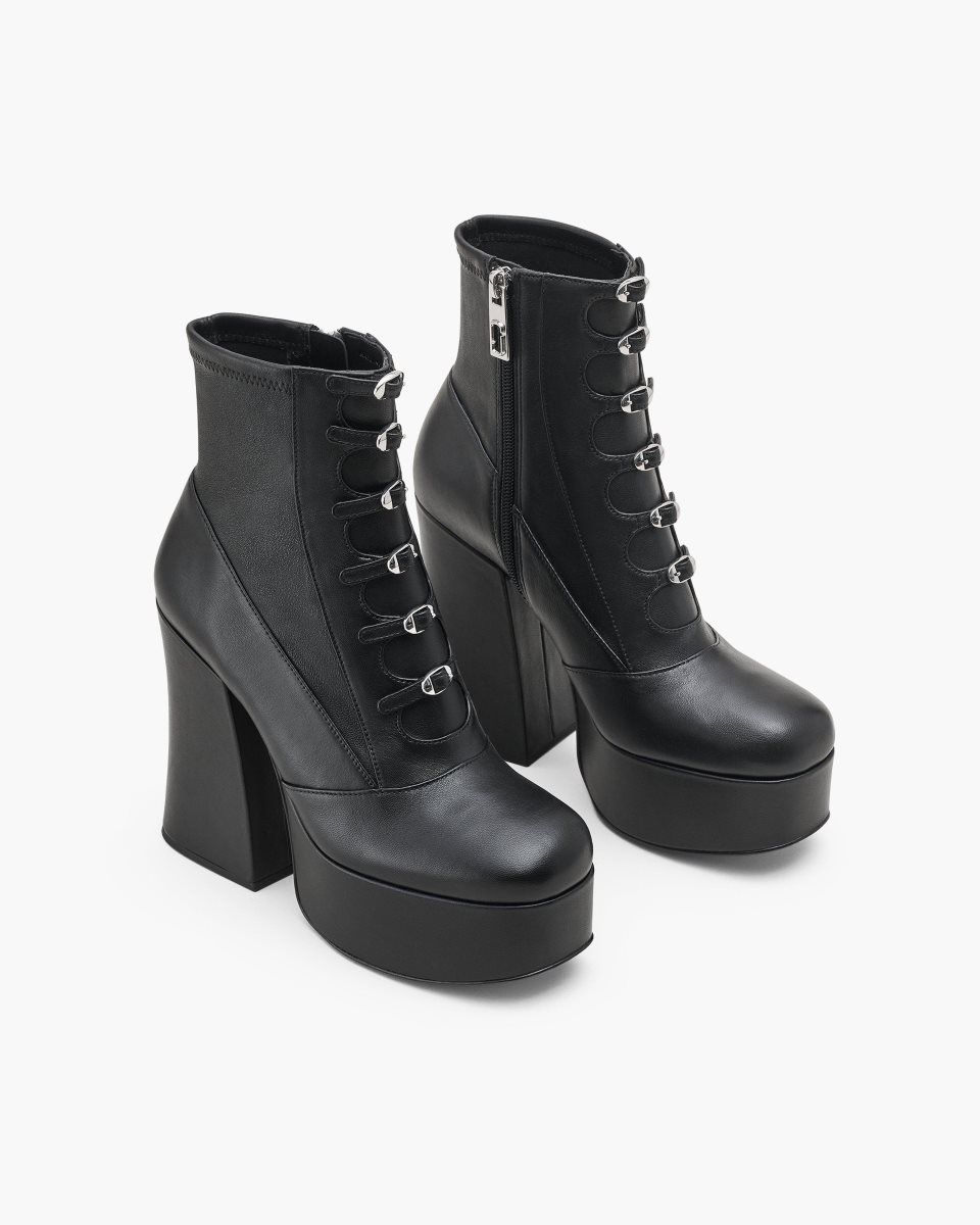 Marc Jacobs The Kiki Stretch Ankle Boot Black | VRDGZF729