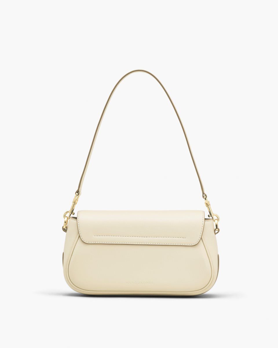 Marc Jacobs The Large Clover Shoulder Bag White | MJPTCG159