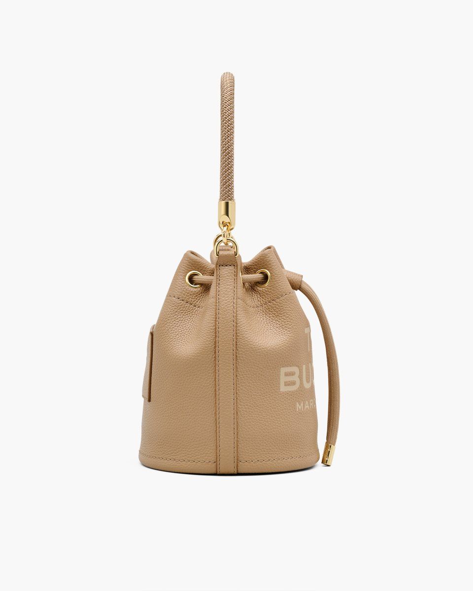 Marc Jacobs The Leather Bucket Bag Brown | ZKLPUW541